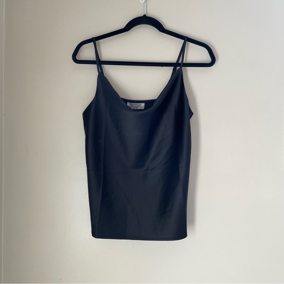Brunette The Label Carrie Black Cami with Cowl Neck, NWT - Picture 3 of 8